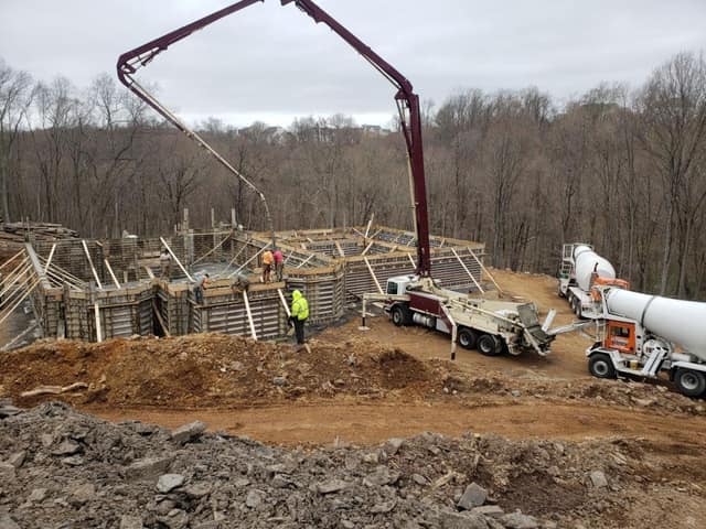 Concrete work by DeLuca Brothers Construction