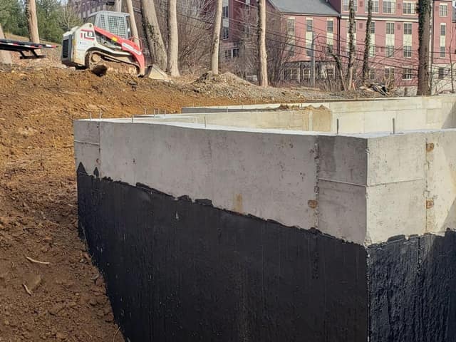 Concrete work by DeLuca Brothers Construction