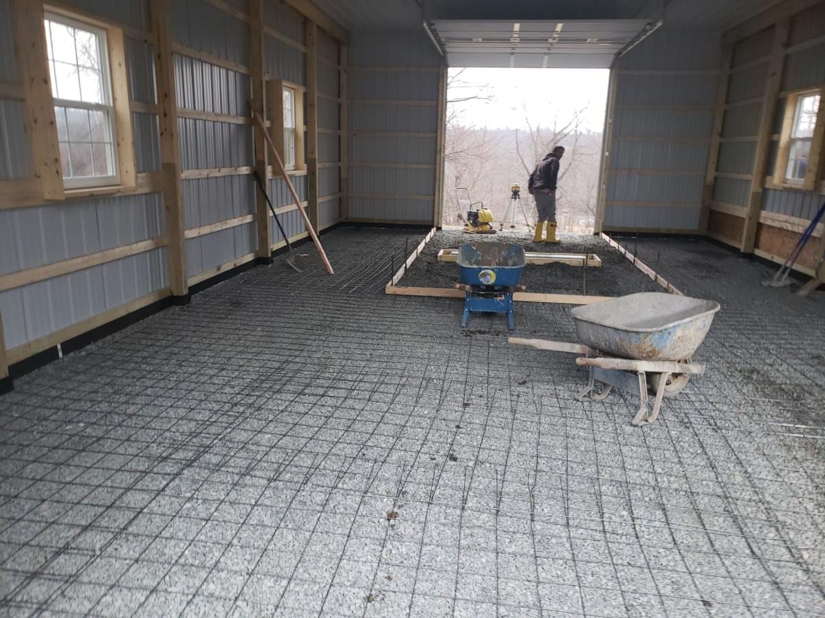 Concrete work by DeLuca Brothers Construction