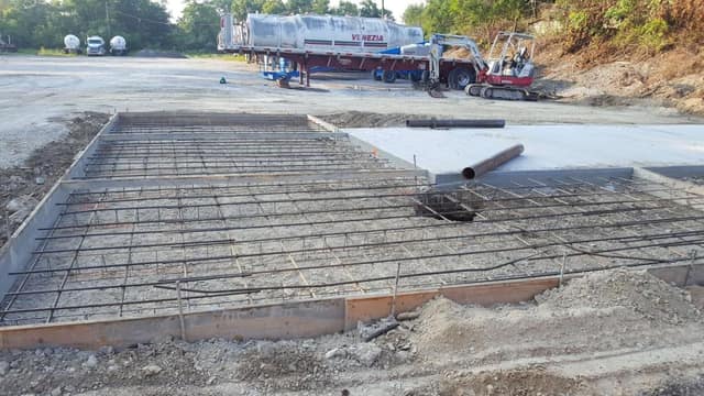 Concrete work by DeLuca Brothers Construction