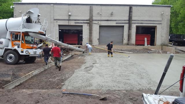 Concrete work by DeLuca Brothers Construction