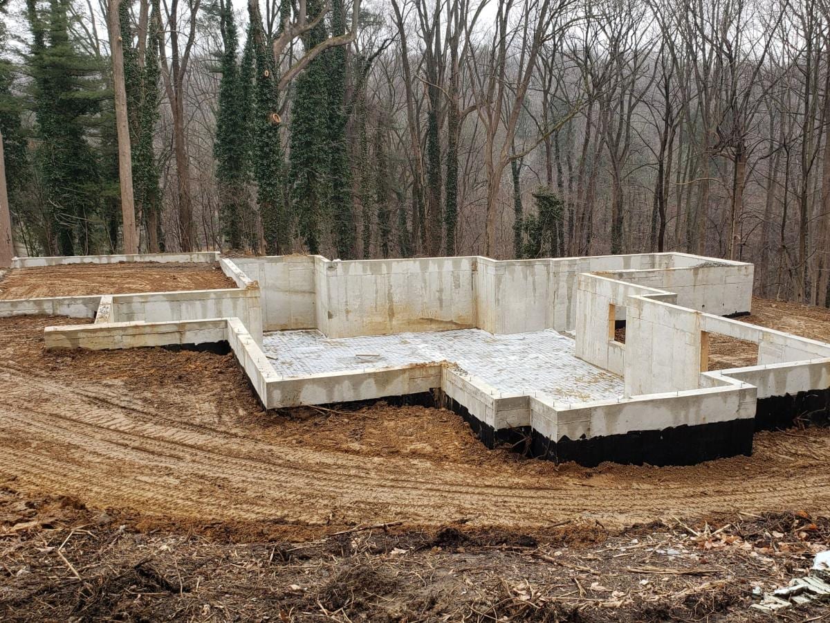 Concrete work by DeLuca Brothers Construction