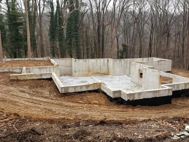 Concrete work by DeLuca Brothers Construction