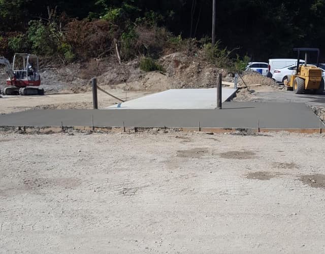 Concrete work by DeLuca Brothers Construction