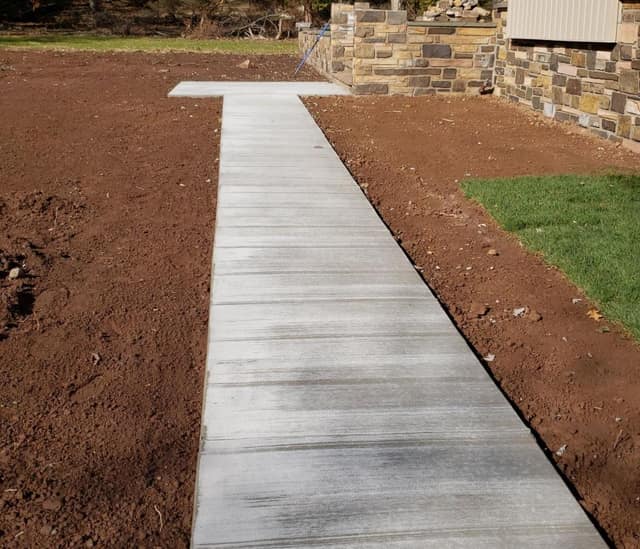 Concrete work by DeLuca Brothers Construction