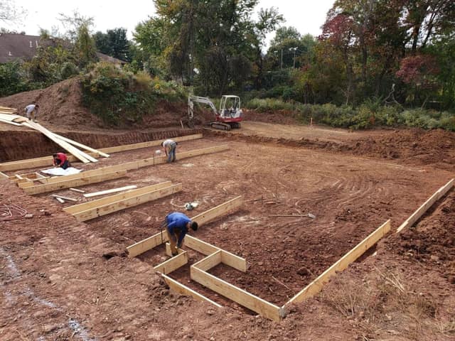 Concrete work by DeLuca Brothers Construction