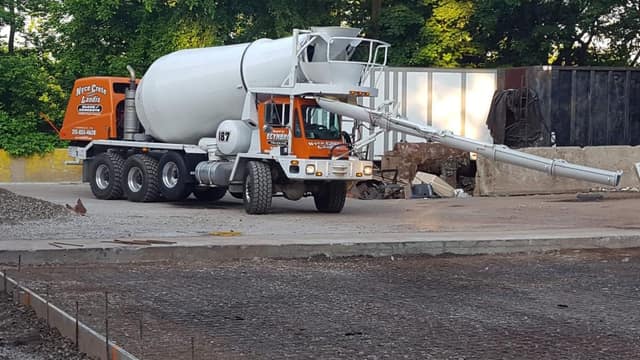 Concrete work by DeLuca Brothers Construction