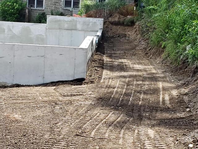 Concrete work by DeLuca Brothers Construction