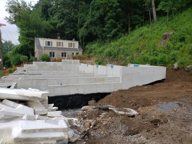 Concrete work by DeLuca Brothers Construction