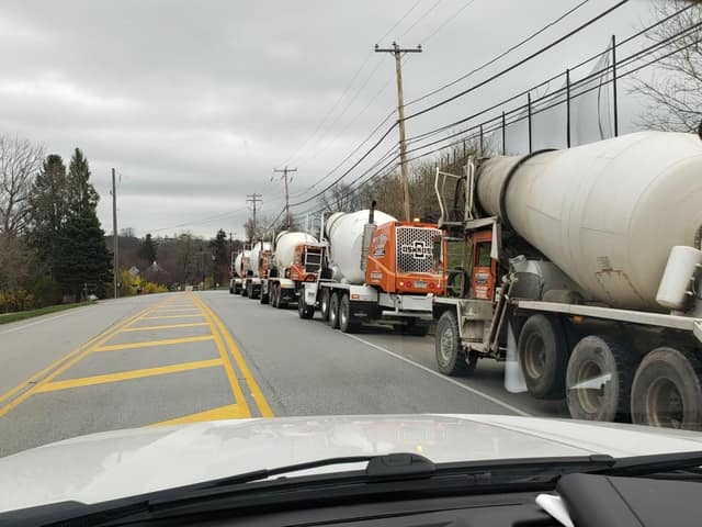 Concrete work by DeLuca Brothers Construction