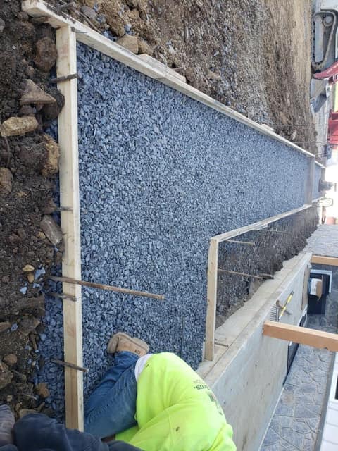 Concrete work by DeLuca Brothers Construction
