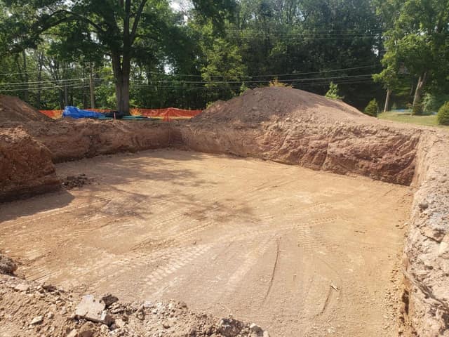 Excavation work by DeLuca Brothers Construction