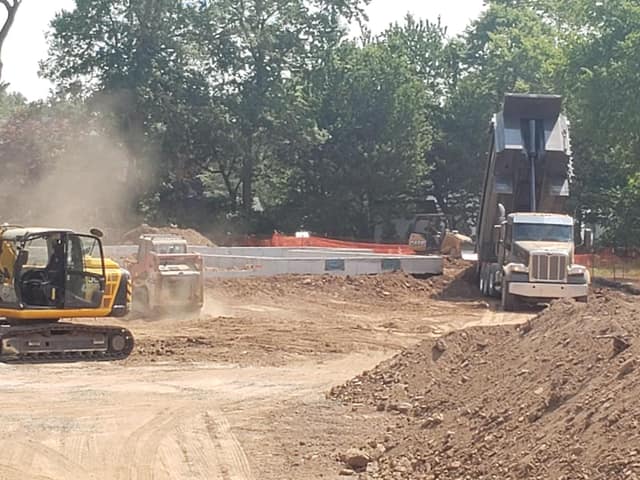 Excavation work by DeLuca Brothers Construction