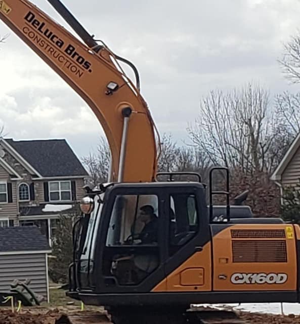 Excavation work by DeLuca Brothers Construction