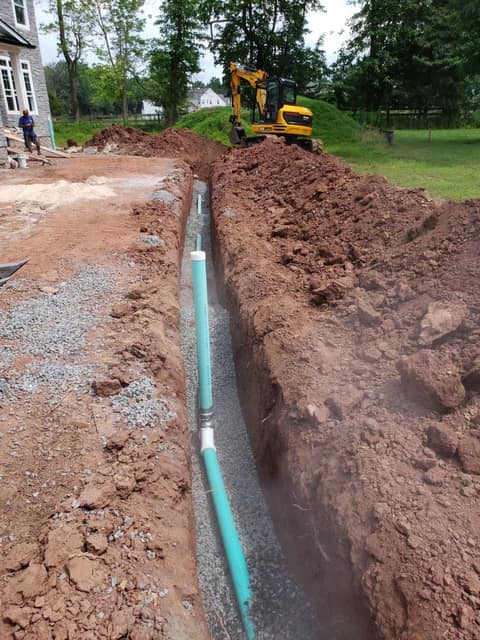Excavation work by DeLuca Brothers Construction