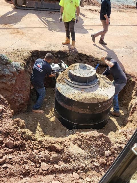 Excavation work by DeLuca Brothers Construction