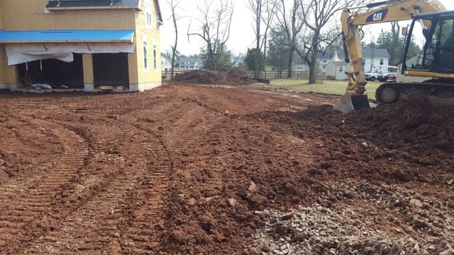 Excavation work by DeLuca Brothers Construction