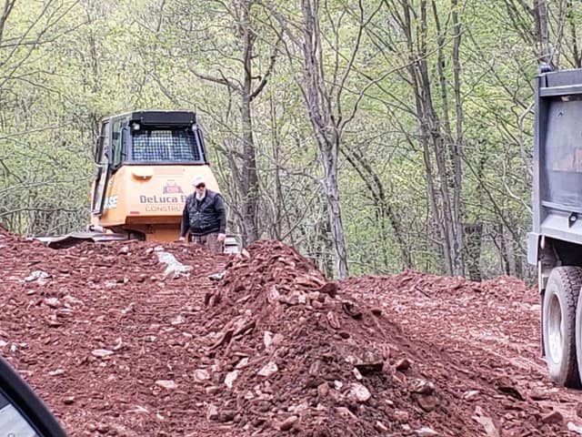 Excavation work by DeLuca Brothers Construction