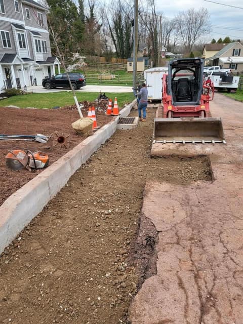 Excavation work by DeLuca Brothers Construction