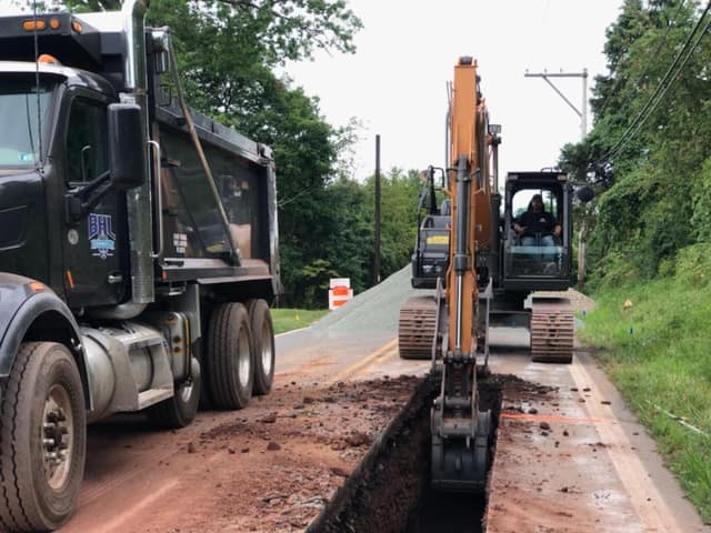 Excavation work by DeLuca Brothers Construction