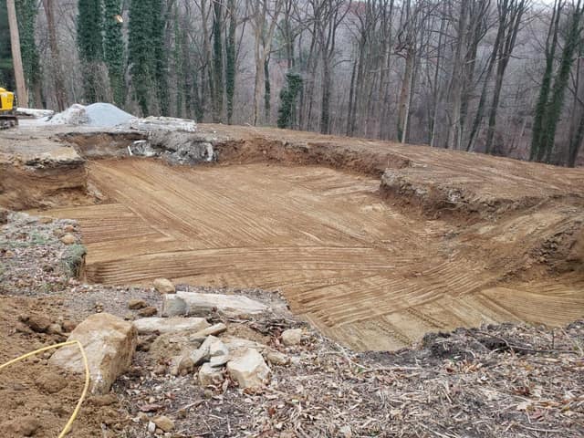 Excavation work by DeLuca Brothers Construction