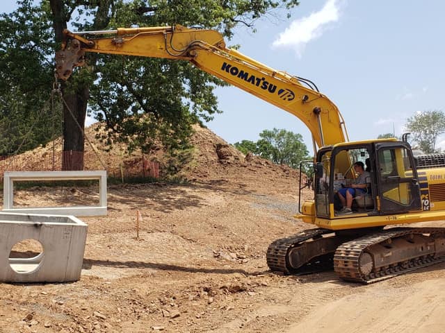 Excavation work by DeLuca Brothers Construction