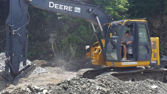 Excavation work by DeLuca Brothers Construction