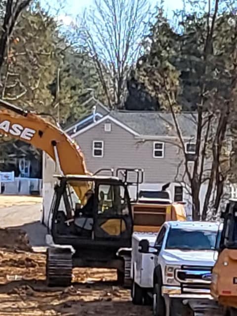 Excavation work by DeLuca Brothers Construction