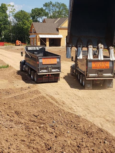 Excavation work by DeLuca Brothers Construction