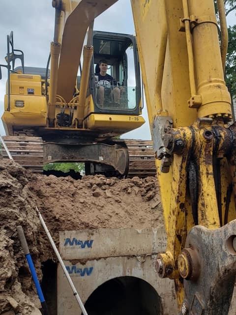 Excavation work by DeLuca Brothers Construction