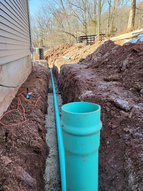 Excavation work by DeLuca Brothers Construction