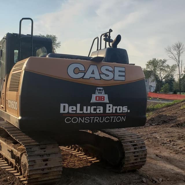 Excavation work by DeLuca Brothers Construction