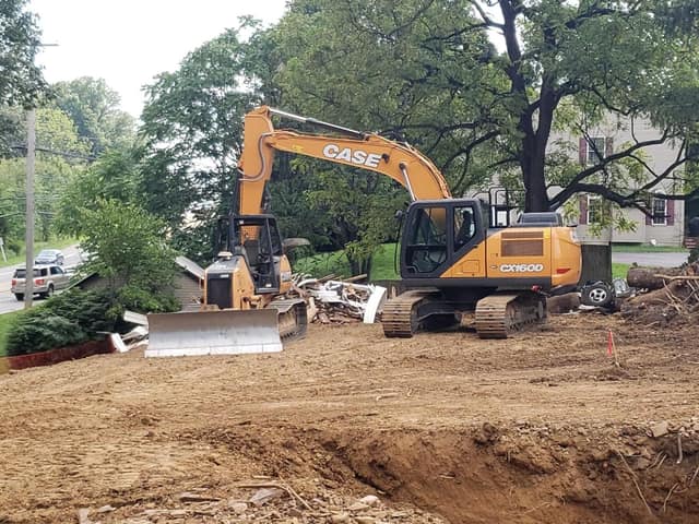 Excavation work by DeLuca Brothers Construction