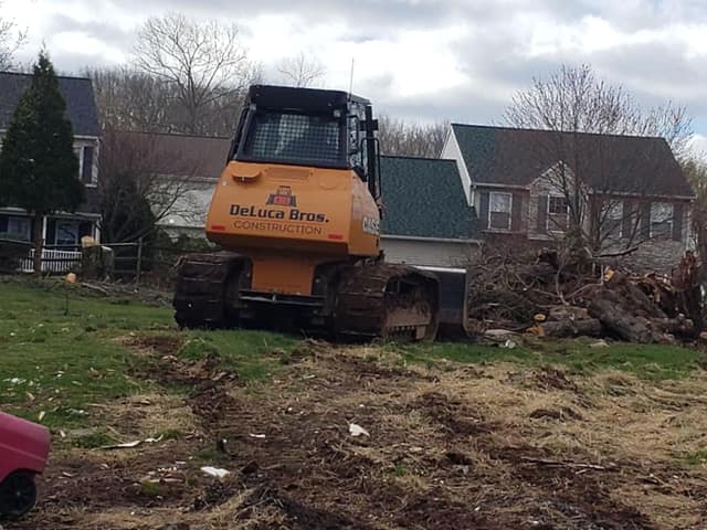 Excavation work by DeLuca Brothers Construction