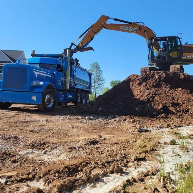 Excavation work by DeLuca Brothers Construction