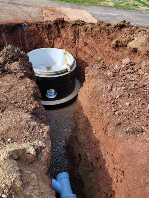 Excavation work by DeLuca Brothers Construction