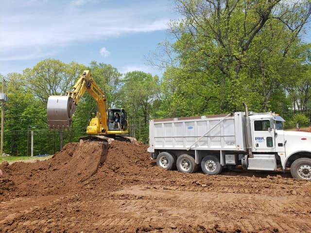 Excavation work by DeLuca Brothers Construction