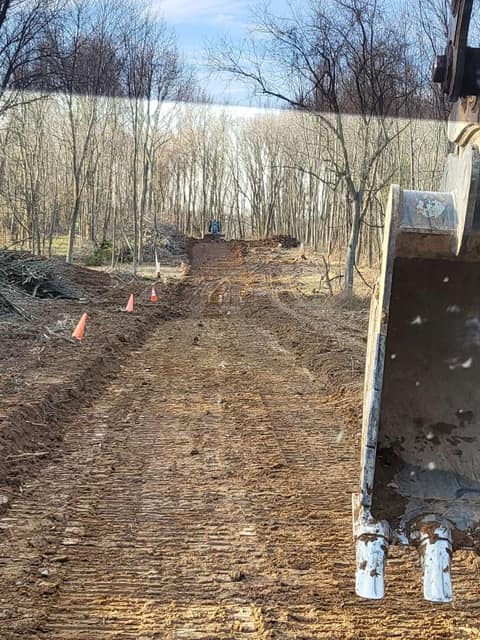 Excavation work by DeLuca Brothers Construction