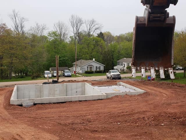 Excavation work by DeLuca Brothers Construction