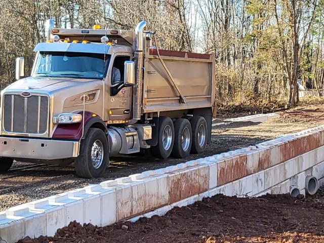 Excavation work by DeLuca Brothers Construction