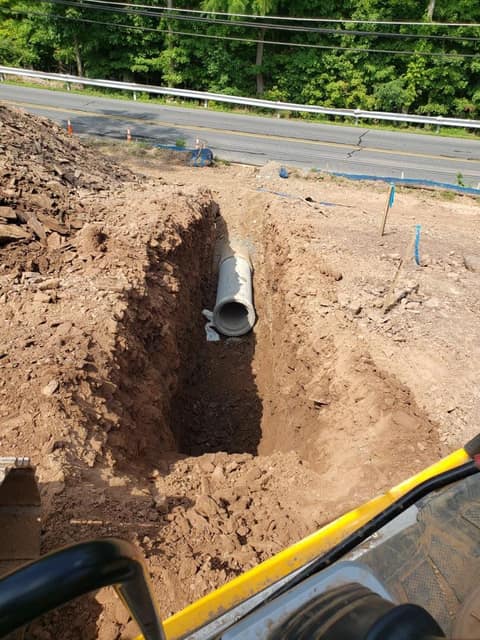 Excavation work by DeLuca Brothers Construction