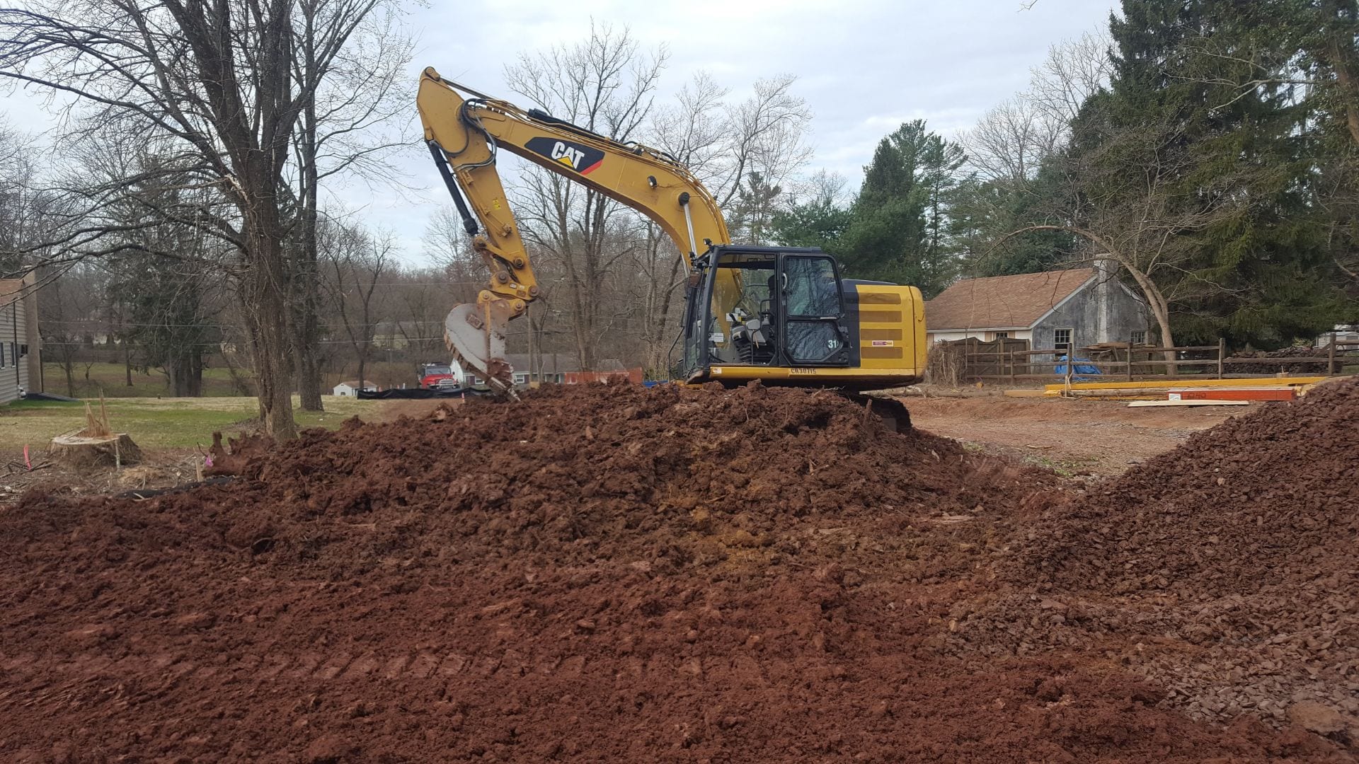 Excavation work by DeLuca Brothers Construction