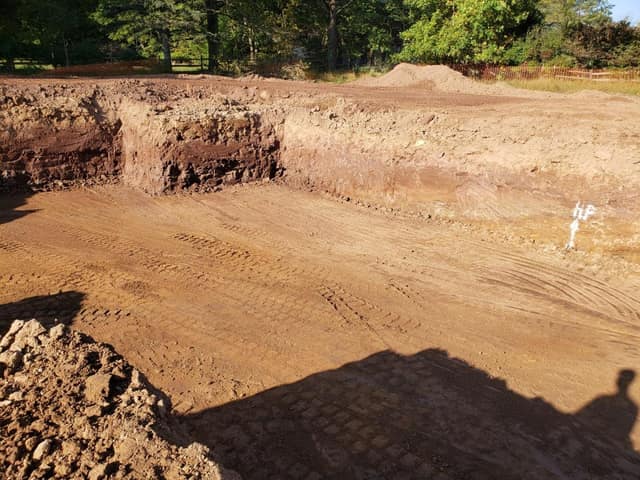 Excavation work by DeLuca Brothers Construction