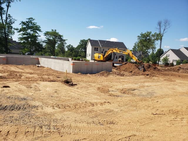 Excavation work by DeLuca Brothers Construction