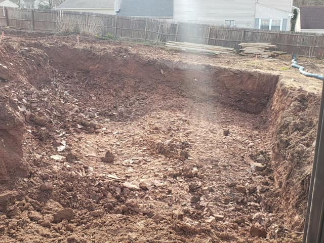 Excavation work by DeLuca Brothers Construction