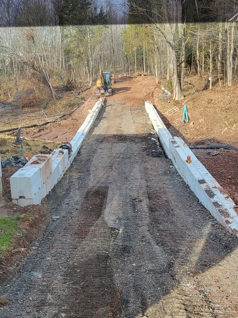 Excavation work by DeLuca Brothers Construction