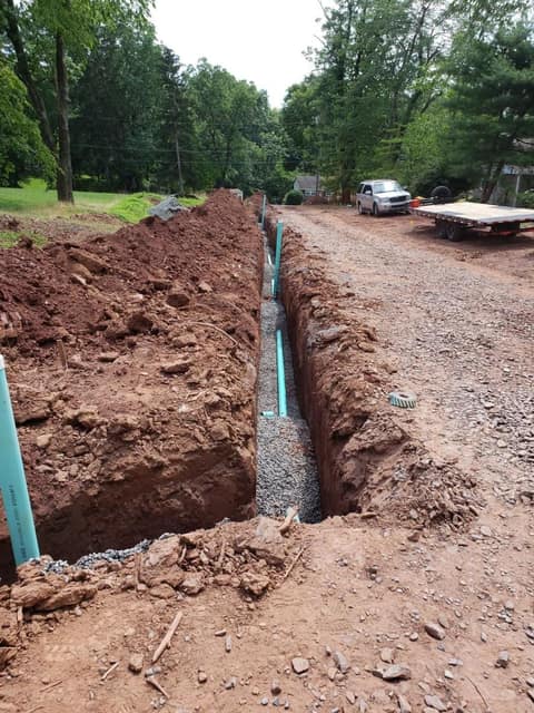 Excavation work by DeLuca Brothers Construction