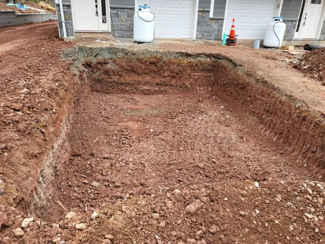 Excavation work by DeLuca Brothers Construction