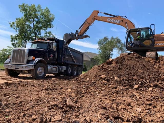 Excavation work by DeLuca Brothers Construction