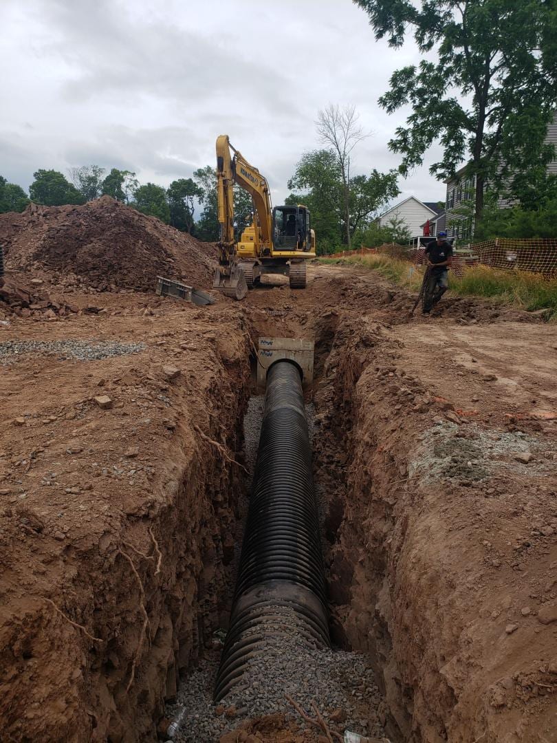 Excavation work by DeLuca Brothers Construction